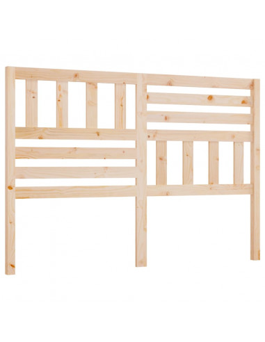 Testiera Letto 186x4x100 cm in Legno Massello di Pino