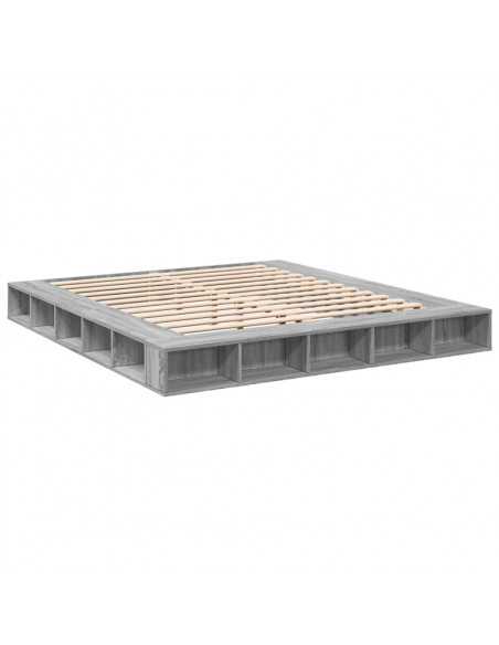 Giroletto Grigio Sonoma 200x200 cm in Legno Multistrato