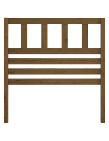 Testiera per Letto Miele 96x4x100 cm in Legno di Pino