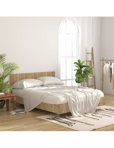 Testiera Letto Rovere Sonoma 160x1,5x80 cm in Legno Multistrato