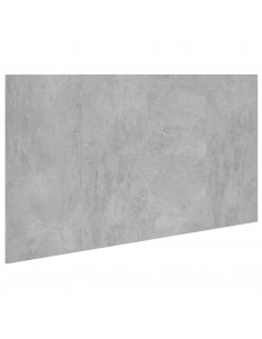 Testiera Letto Grigio Cemento 160x1,5x80cm in Legno Multistrato 2
