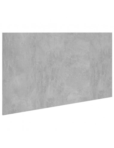 Testiera Letto Grigio Cemento 160x1,5x80cm in Legno Multistrato