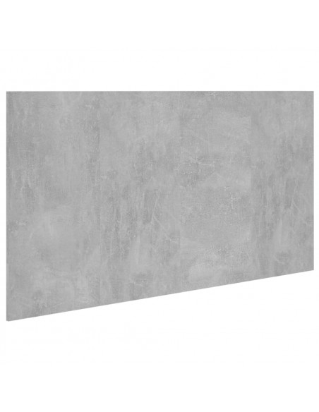 Testiera Letto Grigio Cemento 160x1,5x80cm in Legno Multistrato