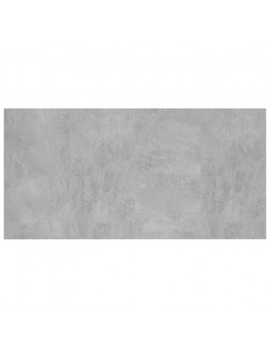 Testiera Letto Grigio Cemento 160x1,5x80cm in Legno Multistrato