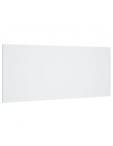 Testiera per Letto Bianca 200x1,5x80 cm in Legno Multistrato