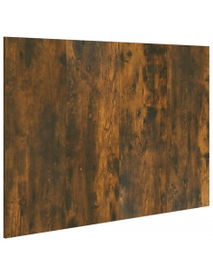 Testiera Letto Rovere Fumo 120x1,5x80 cm in Legno Multistrato 2