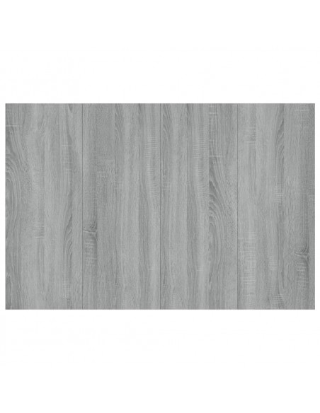 Testiera Letto Grigio Sonoma 120x1,5x80 cm Legno Ingegnerizzato