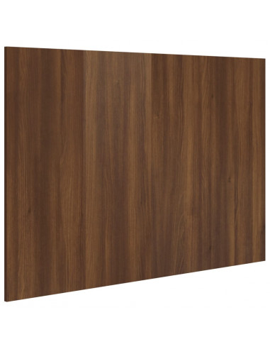 Testiera Letto Rovere Marrone 120x1,5x80cm in Legno Multistrato