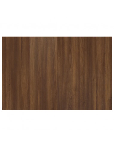Testiera Letto Rovere Marrone 120x1,5x80cm in Legno Multistrato