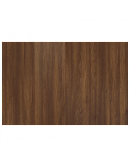 Testiera Letto Rovere Marrone 120x1,5x80cm in Legno Multistrato