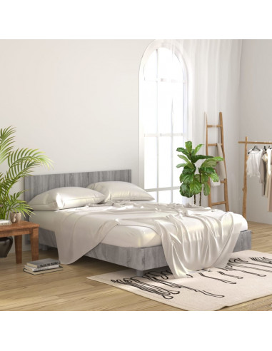 Testiera Letto Grigio Sonoma 160x1,5x80 cm Legno Ingegnerizzato