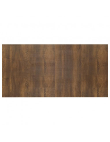 Testiera Letto Rovere Marrone 160x1,5x80cm in Legno Multistrato
