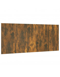 Testiera Letto Rovere Fumo 200x1,5x80 cm in Legno Multistrato 2