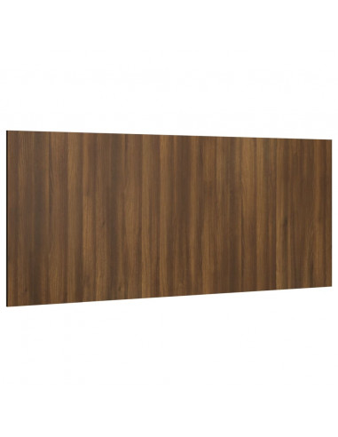 Testiera Letto Rovere Marrone 200x1,5x80 cm Legno Multistrato