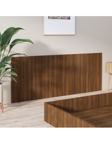 Testiera Letto Rovere Marrone 200x1,5x80 cm Legno Multistrato