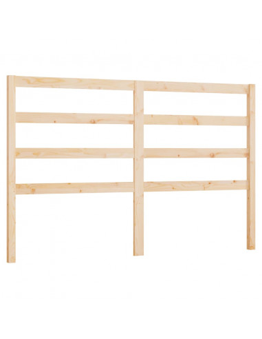 Testiera per Letto 141x4x100 cm in Legno Massello di Pino