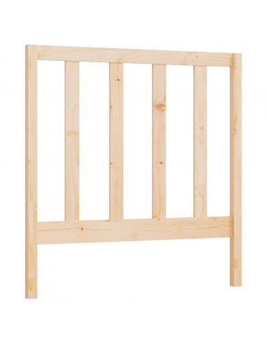Testiera per Letto 96x4x100 cm in Legno Massello di Pino