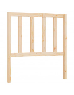 Testiera per Letto 106x4x100 cm in Legno Massello di Pino 2
