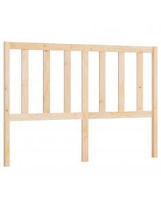 Testiera per Letto 166x4x100 cm in Legno Massello di Pino 2