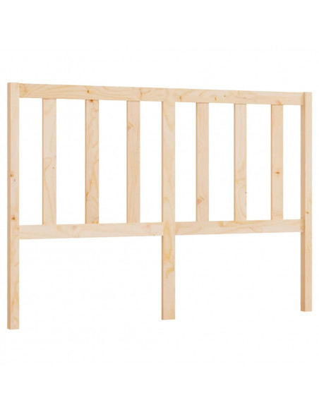 Testiera per Letto 166x4x100 cm in Legno Massello di Pino