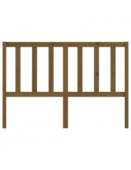 Testiera per Letto Miele 166x4x100 cm in Legno Massello di Pino