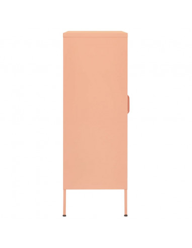 Armadietto Rosa 80x35x101,5 cm in Acciaio