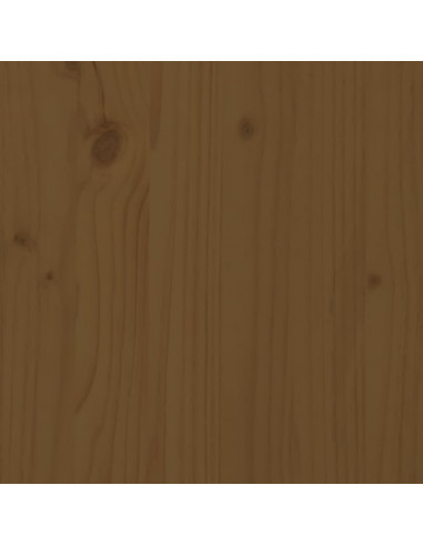 Testiera per Letto Miele 80,5x4x100 cm Legno Massello di Pino