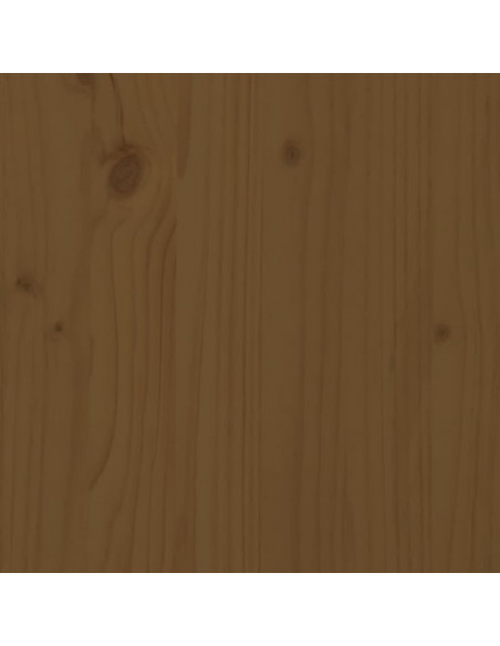 Testiera per Letto Miele 80,5x4x100 cm Legno Massello di Pino