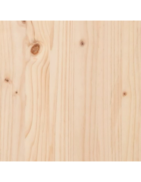Testiera per Letto 95,5x4x100 cm in Legno Massello di Pino