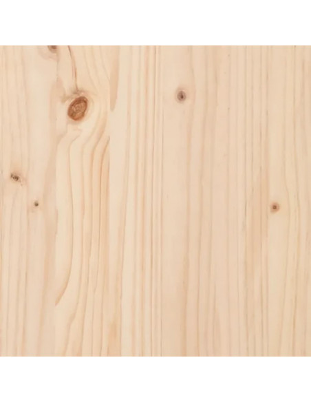 Testiera per Letto 105,5x4x100 cm in Legno Massello di Pino