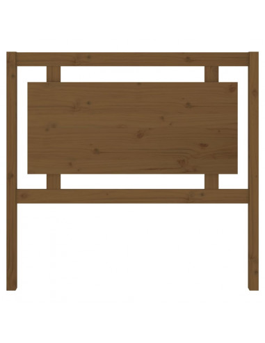 Testiera per Letto Marrone Miele 105,5x4x100cm in Pino Massello