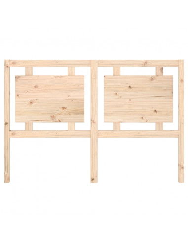 Testiera per Letto 145,5x4x100 cm in Legno Massello di Pino