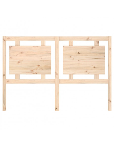 Testiera per Letto 145,5x4x100 cm in Legno Massello di Pino