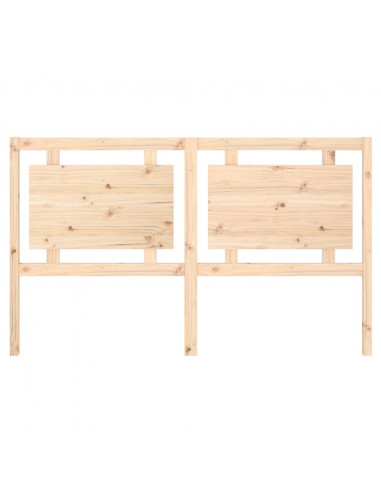 Testiera per Letto 165,5x4x100 cm in Legno Massello di Pino