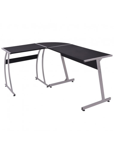 Scrivania ad Angolo a L Nera