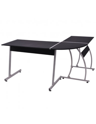 Scrivania ad Angolo a L Nera