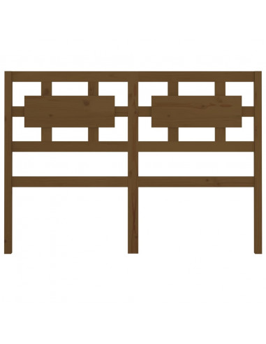 Testiera per Letto Marrone Miele 145,5x4x100cm in Pino Massello