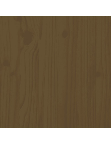 Testiera per Letto Miele 155,5x4x100 cm Legno Massello di Pino
