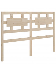 Testiera per Letto 205,5x4x100 cm in Legno Massello di Pino 2