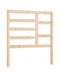 Testiera per Letto 81x4x104 cm in Legno Massello di Pino 2