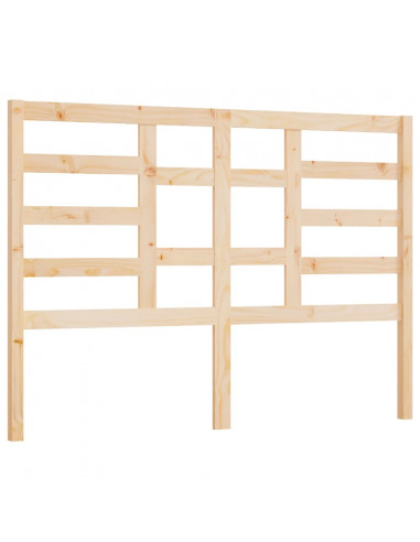 Testiera per Letto 156x4x104 cm in Legno Massello di Pino