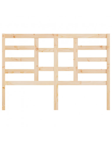 Testiera per Letto 156x4x104 cm in Legno Massello di Pino