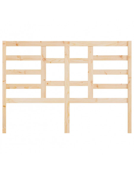 Testiera per Letto 156x4x104 cm in Legno Massello di Pino