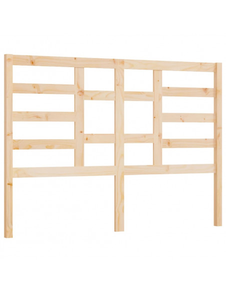 Testiera per Letto 166x4x104cm in Legno Massello di Pino