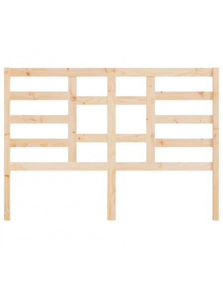 Testiera per Letto 166x4x104cm in Legno Massello di Pino