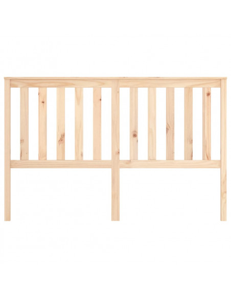 Testiera per Letto 156x6x101 cm in Legno Massello di Pino
