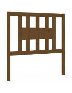 Testiera Miele 96x4x100 cm in Legno Massello di Pino 2