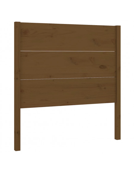 Testiera Miele 96x4x100 cm in Legno Massello di Pino