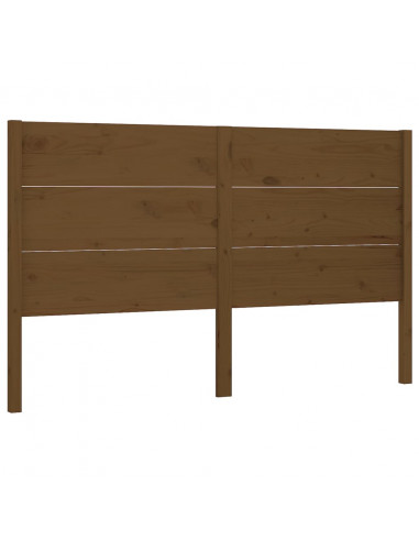 Testiera per Letto Miele 126x4x100 cm in Legno di Pino