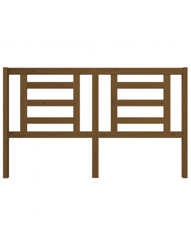 Testiera per Letto Miele 166x4x100 cm in Legno Massello di Pino